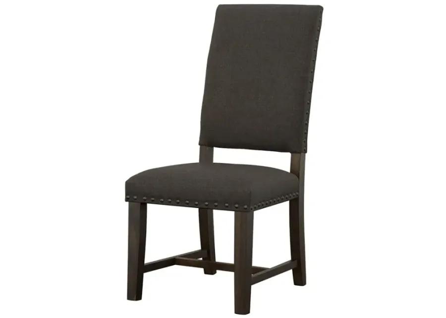 Twain Upholstered Side Chairs Warm Grey (Set of 2)