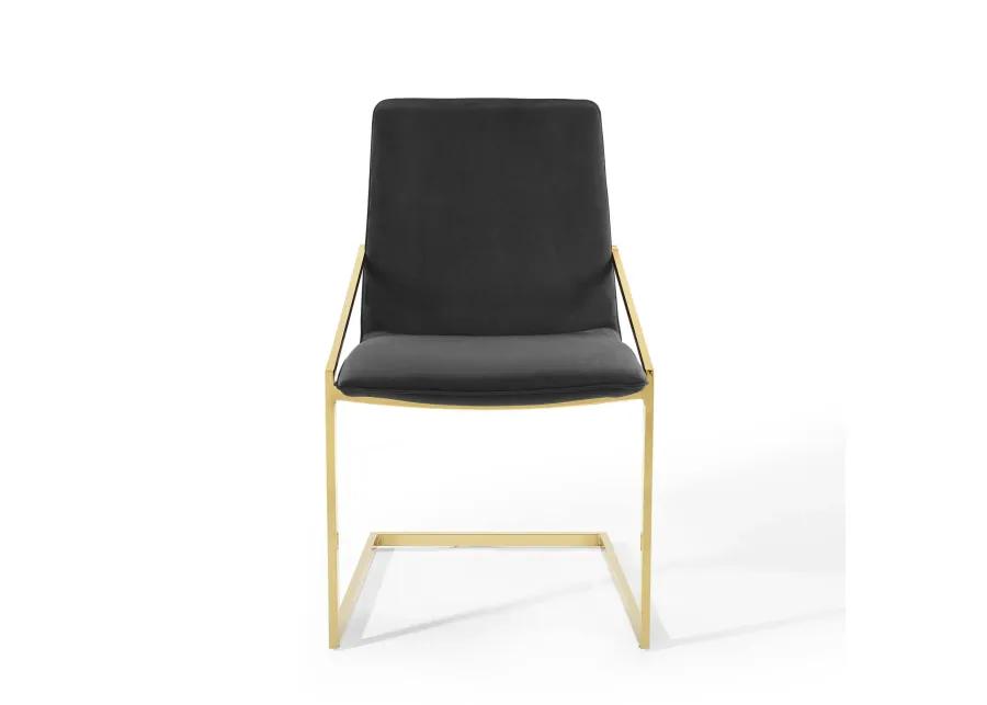 Pitch Performance Velvet Dining Armchair