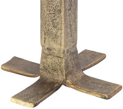 Splay Candleholder - Medium Aged Brass