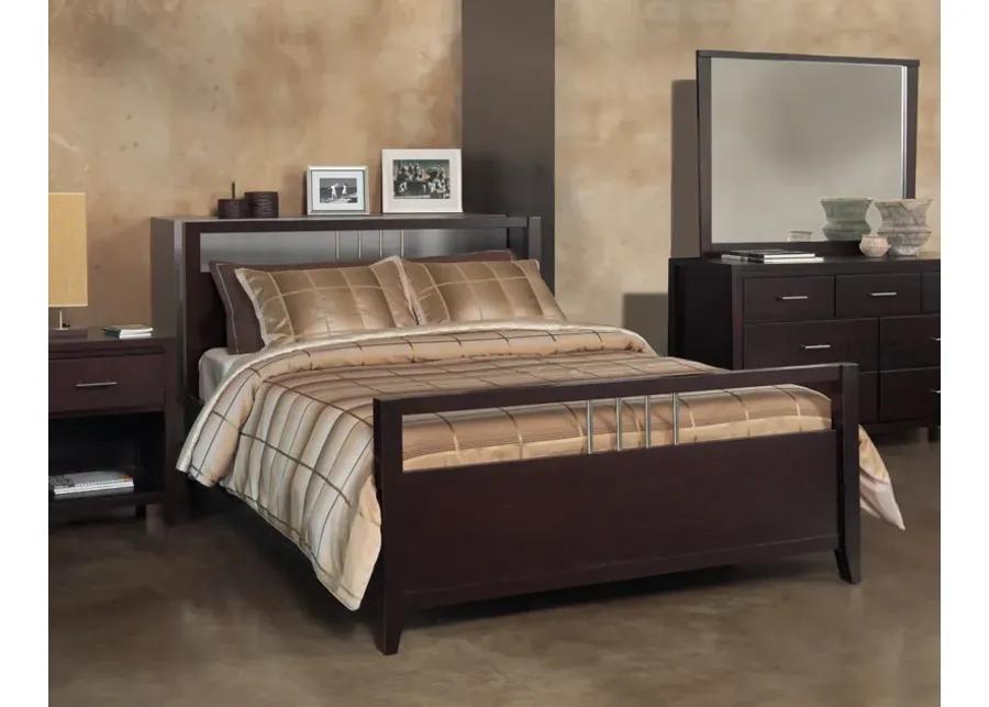 Nevis Twin-size Platform Storage Bed in Espresso