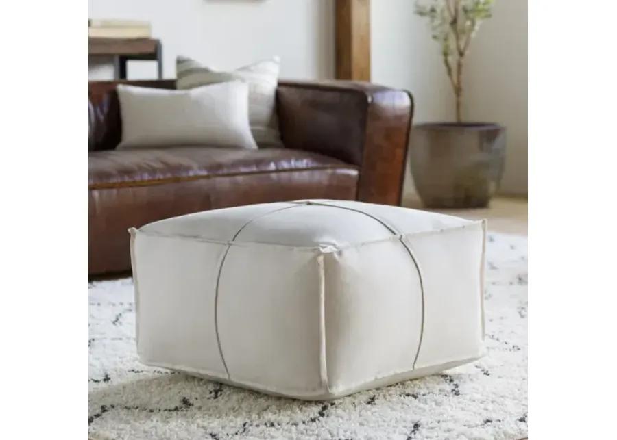 Soli Linen Pouf