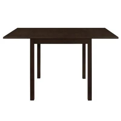 Kelso Rectangular Dining Table with Drop Leaf Cappuccino