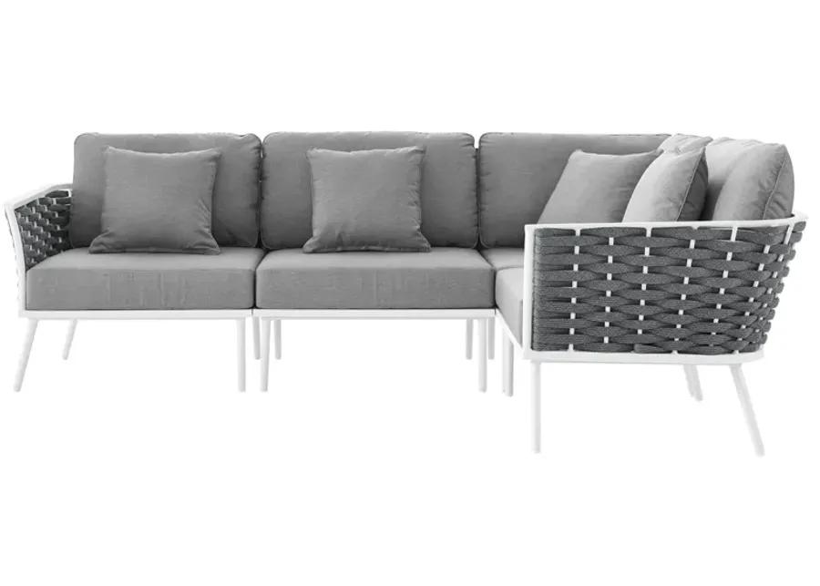 Stance Outdoor Patio Aluminum Large Sectional Sofa