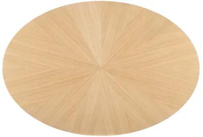 Crossroads 63" Oval Wood Dining Table