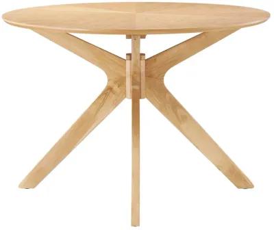 Crossroads 63" Oval Wood Dining Table