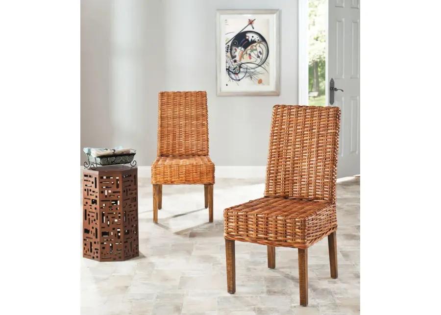 SANIBEL 18''H RATTAN SIDE CHAIR (SET OF 2)