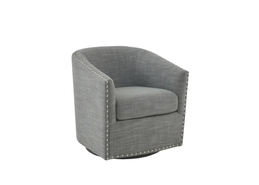 Madison Park Tyler Grey Swivel