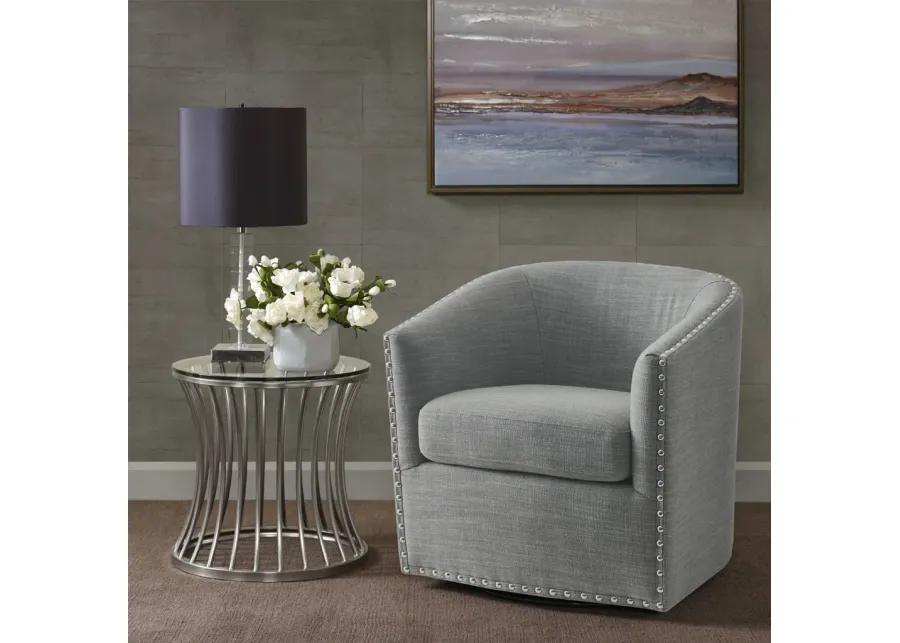 Madison Park Tyler Grey Swivel