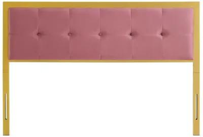 Teagan Tufted King Performance Velvet Headboard