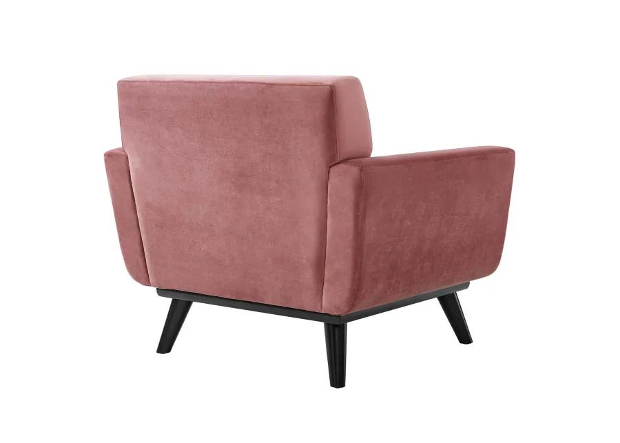 Engage Performance Velvet Armchair