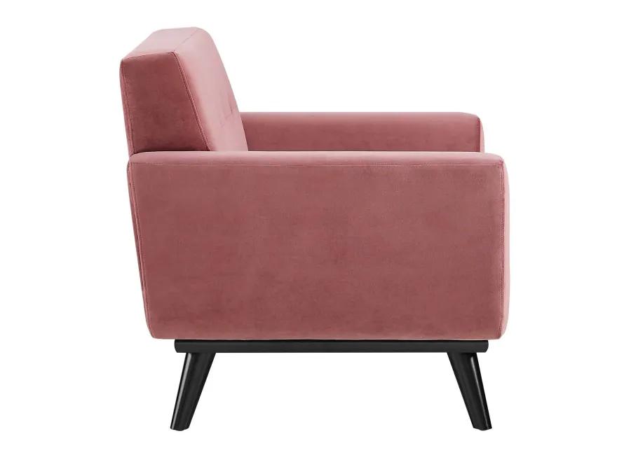 Engage Performance Velvet Armchair