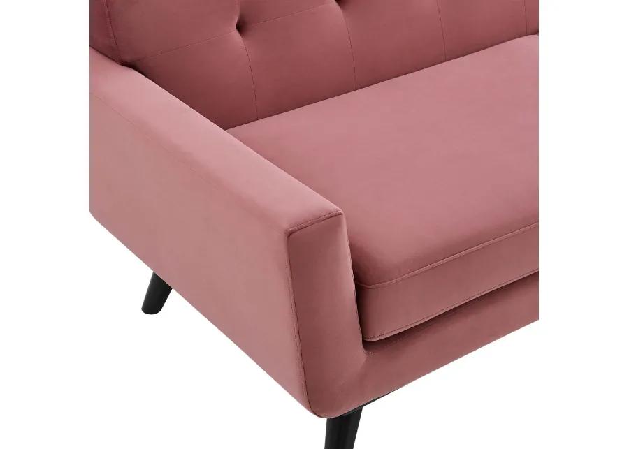 Engage Performance Velvet Armchair