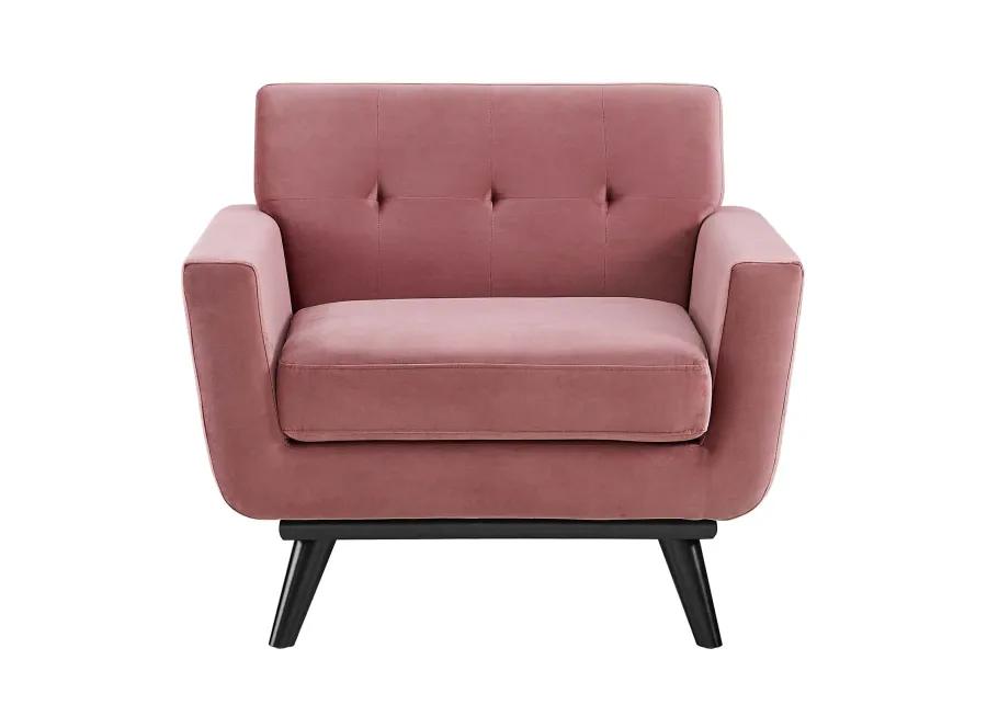 Engage Performance Velvet Armchair