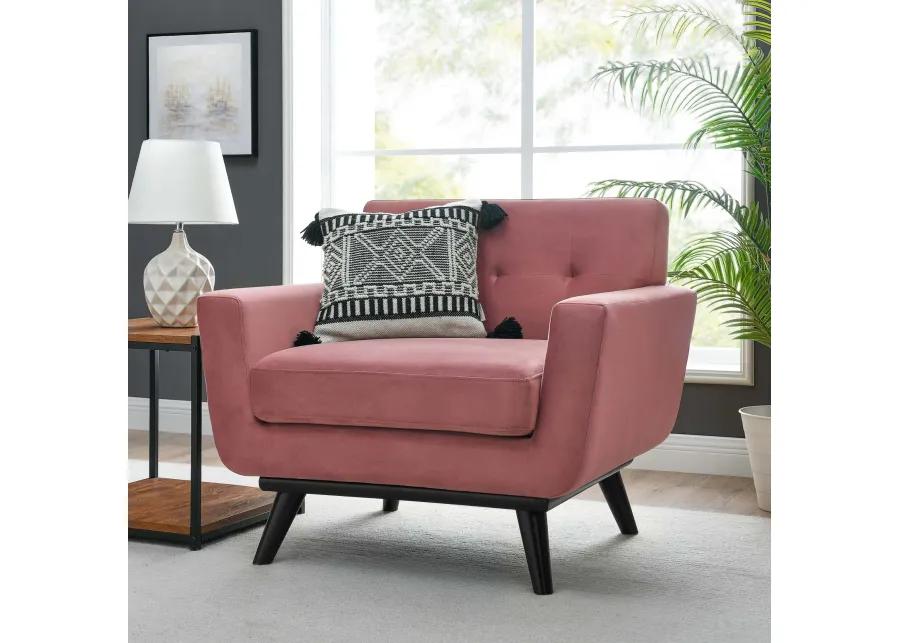 Engage Performance Velvet Armchair