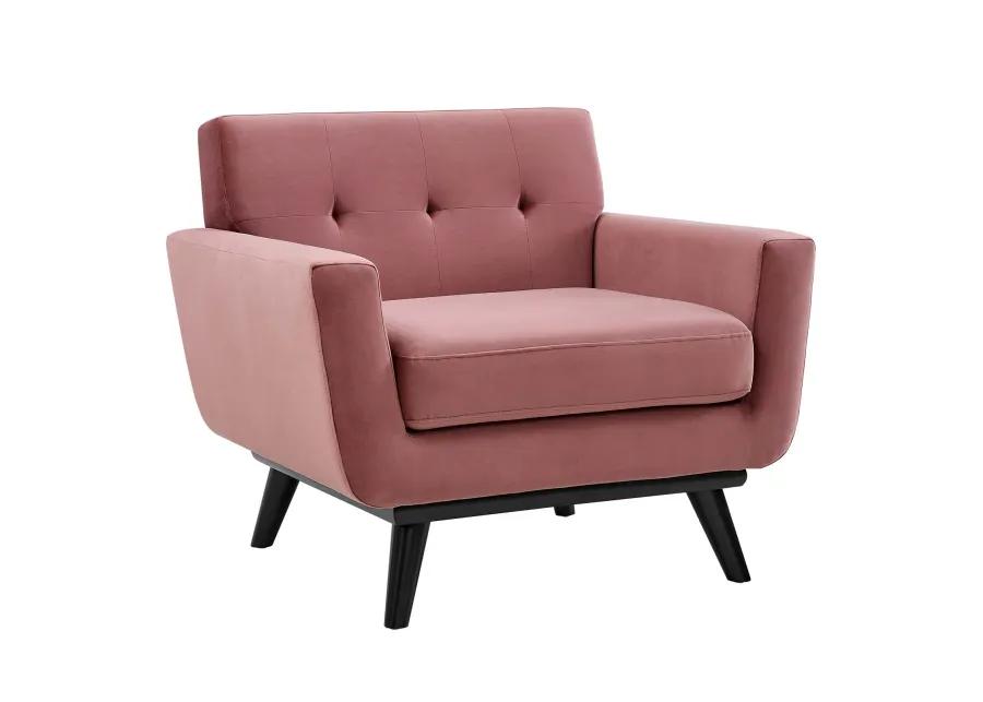 Engage Performance Velvet Armchair