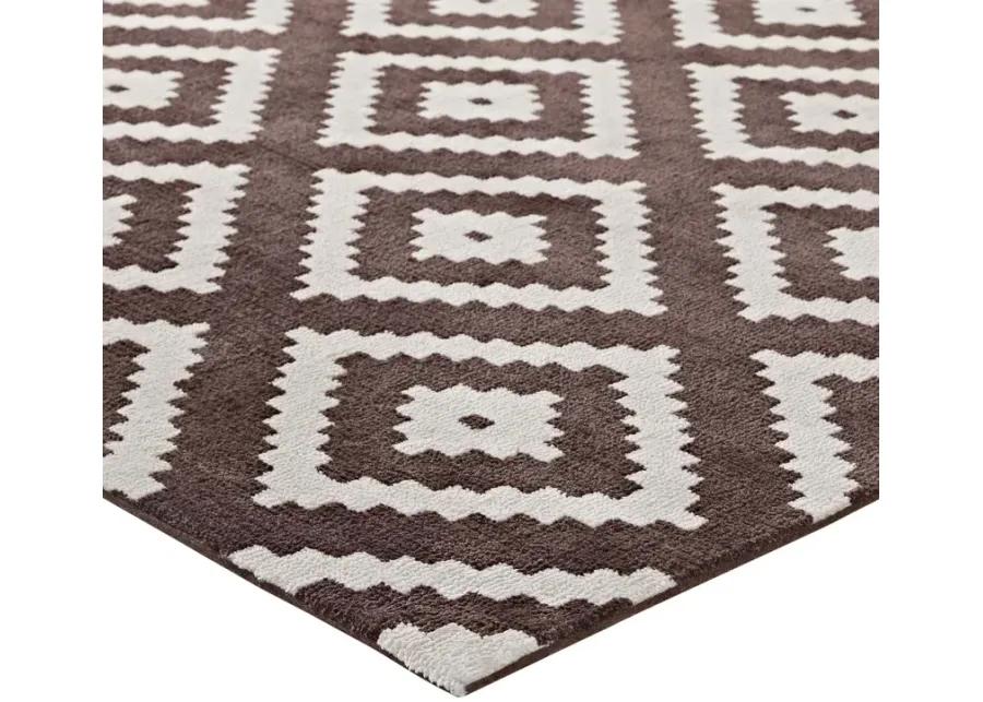 Alika Abstract Diamond Trellis Area Rug