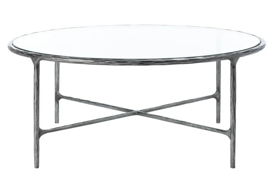 Jessa Round Metal Coffee Table