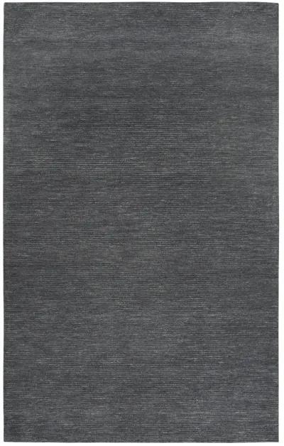 Fifth Avenue Dark Gray Solid Wool 9'x12' Rectangle Rug