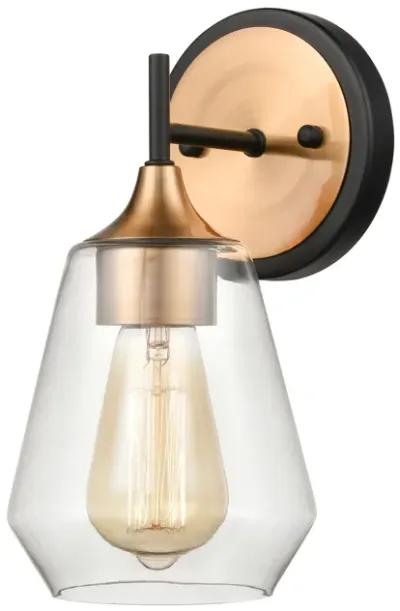 Villette 6" Wide 1-Light Vanity Light - Satin Brass