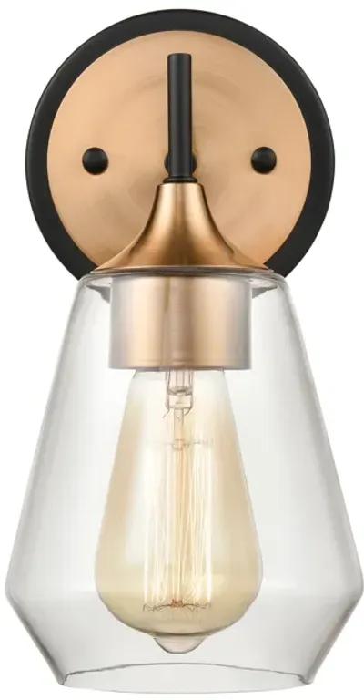 Villette 6" Wide 1-Light Vanity Light - Satin Brass