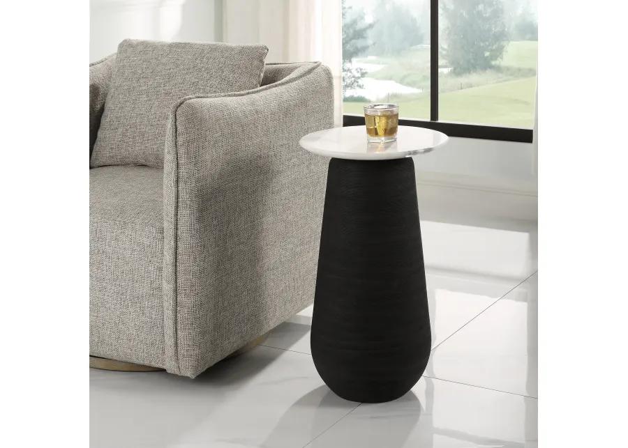 Total Eclipse Marble Accent Table