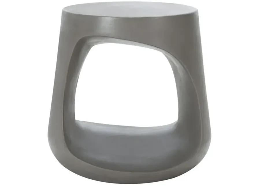 VIKKI CONCRETE ACCENT STOOL