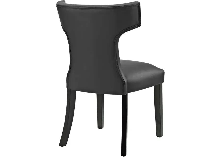 Curve Vinyl Dining Chair