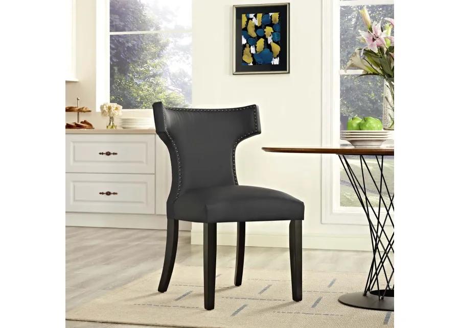 Curve Vinyl Dining Chair