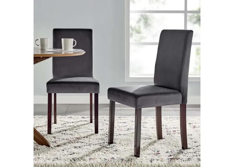 Prosper Upholstered Velvet Dining Side Chair Set of 2