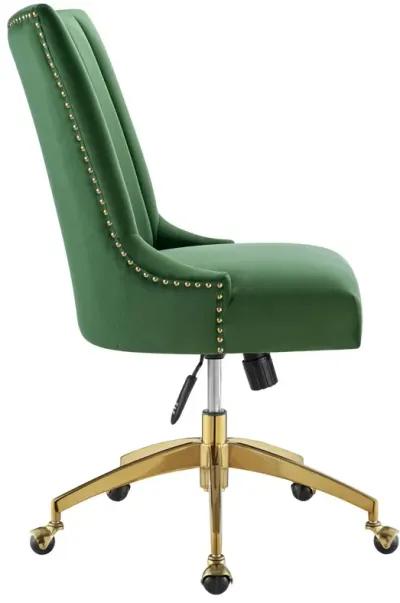 Empower Channel Tufted Performance Velvet Office Chair