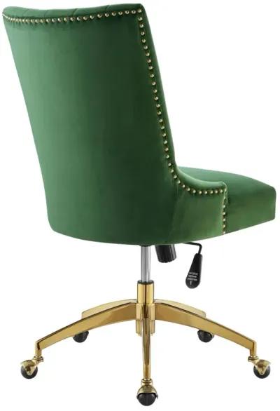 Empower Channel Tufted Performance Velvet Office Chair