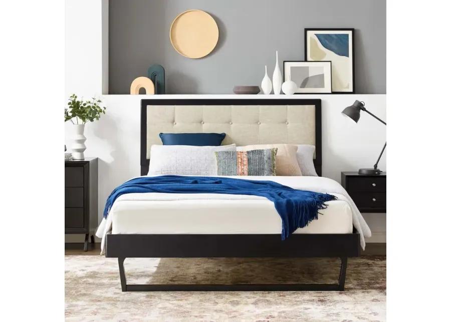 Willow Wood Platform Bed 