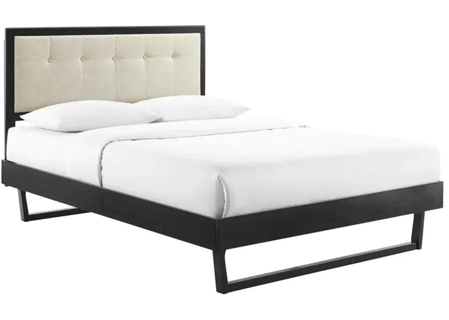 Willow Wood Platform Bed 