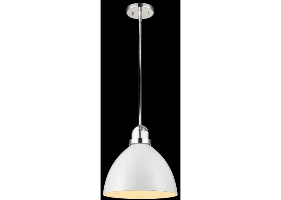 Somerville 12" Wide 1-Light Pendant - Gloss White