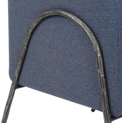 Jacobsen Denim Barrel Chair