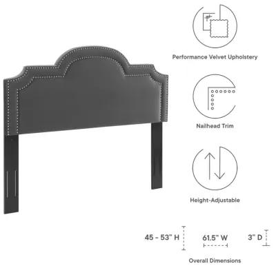 Belinda Performance Velvet Full/Queen Headboard