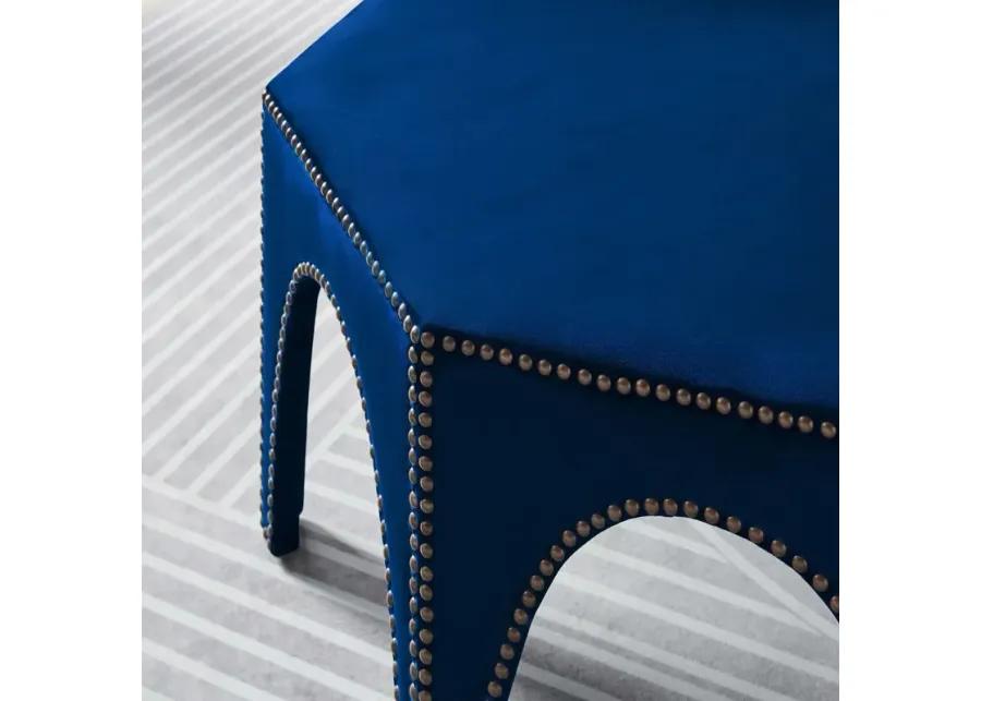 Victory Performance Velvet Ottoman