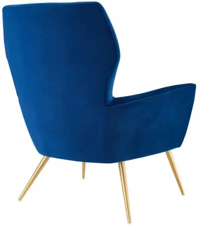 Renata Button Tufted Performance Velvet Armchair