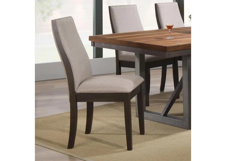 Spring Creek Upholstered Side Chairs Taupe (Set of 2)