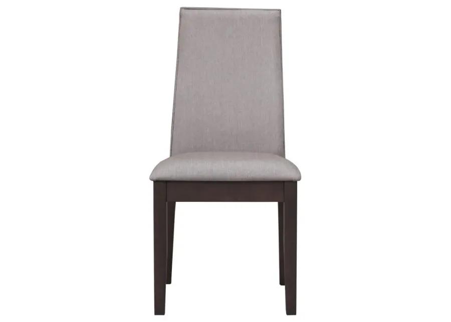 Spring Creek Upholstered Side Chairs Taupe (Set of 2)