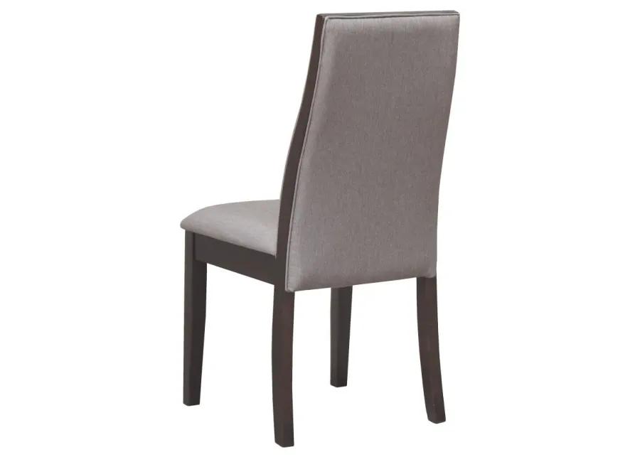 Spring Creek Upholstered Side Chairs Taupe (Set of 2)