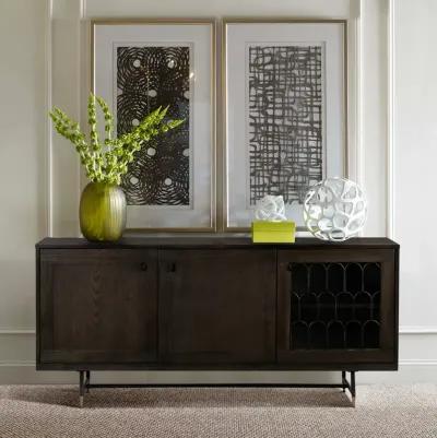 Gatsby Oak and Metal  Buffet Cabinet