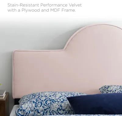 Aurora Performance Velvet King Bed