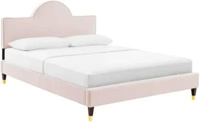 Aurora Performance Velvet King Bed