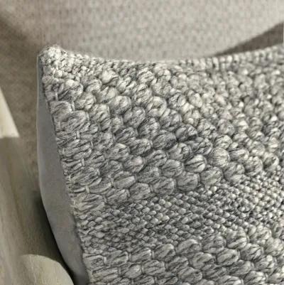 Ford 14"x20" Recycled Fabric Fabric Throw Pillow, Gray