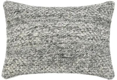 Ford 14"x20" Recycled Fabric Fabric Throw Pillow, Gray