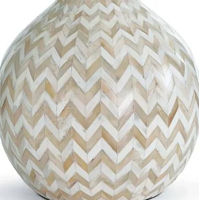 Chevron Bone Table Lamp (Natural)