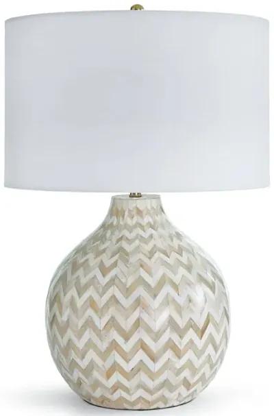 Chevron Bone Table Lamp (Natural)