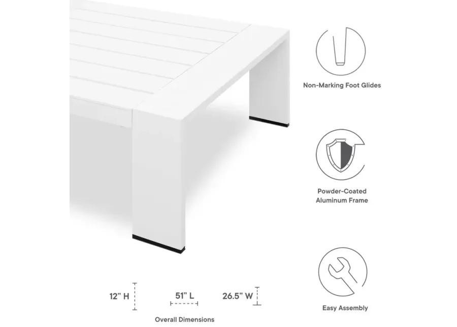 Tahoe Outdoor Patio Powder-Coated Aluminum 3-Piece Set