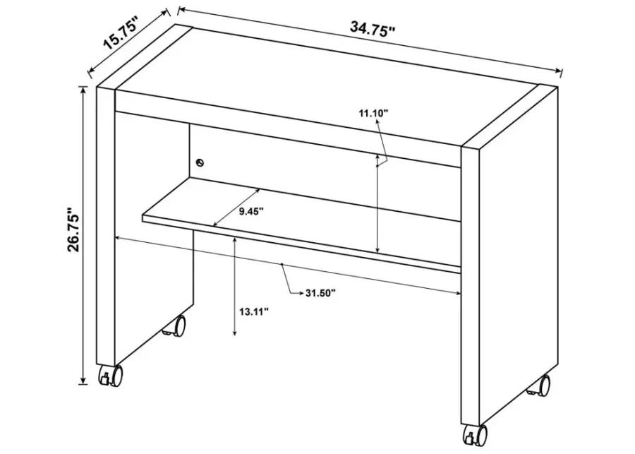 Skeena Mobile Return with Casters Cappuccino